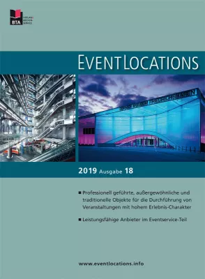Bild: Jetzt kostenfrei bestellen: das neue Handbuch EVENTLOCATIONS 2019