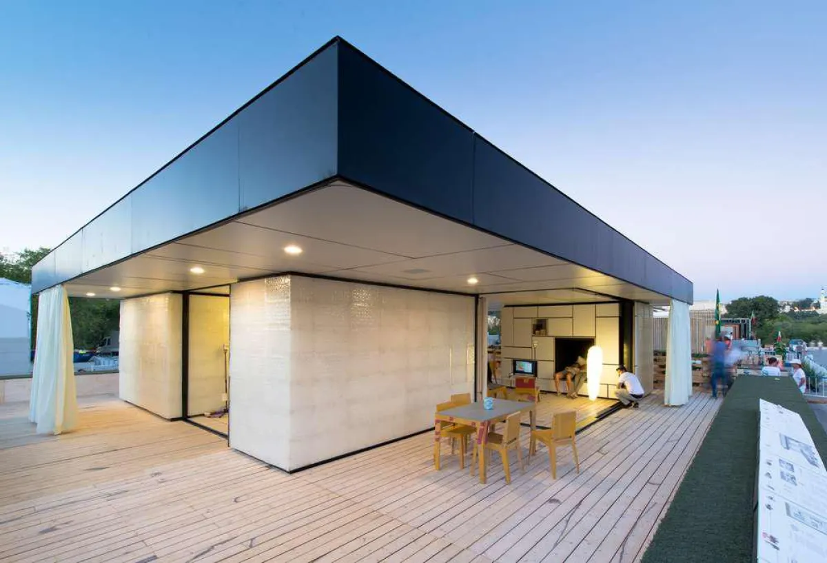 Das Counter Entropy House von den Studenten der RWTH Aachen. Foto: Kai Kasugai