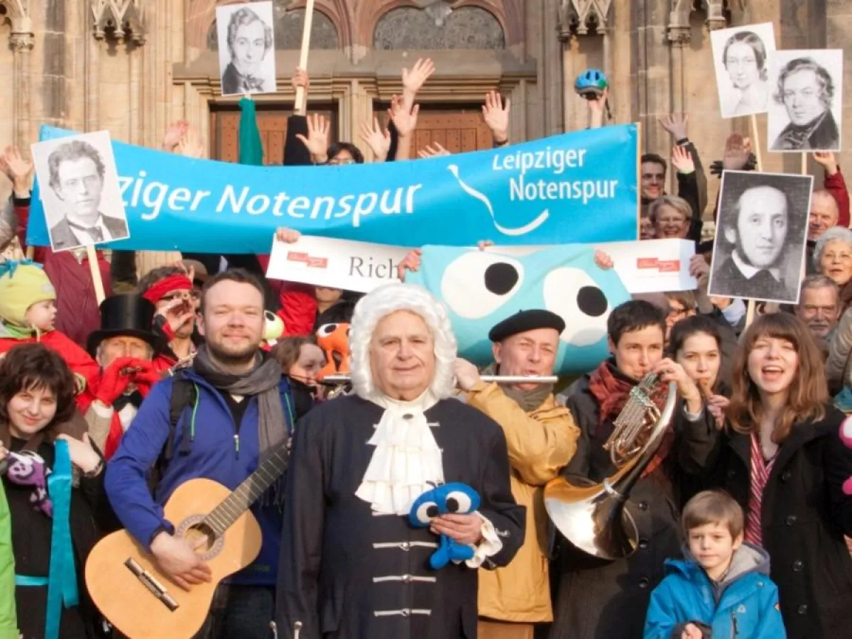 Musik bewegt die Stadt – Bürgerinitiative „Leipziger Notenspur“, Foto: Sven Winter
