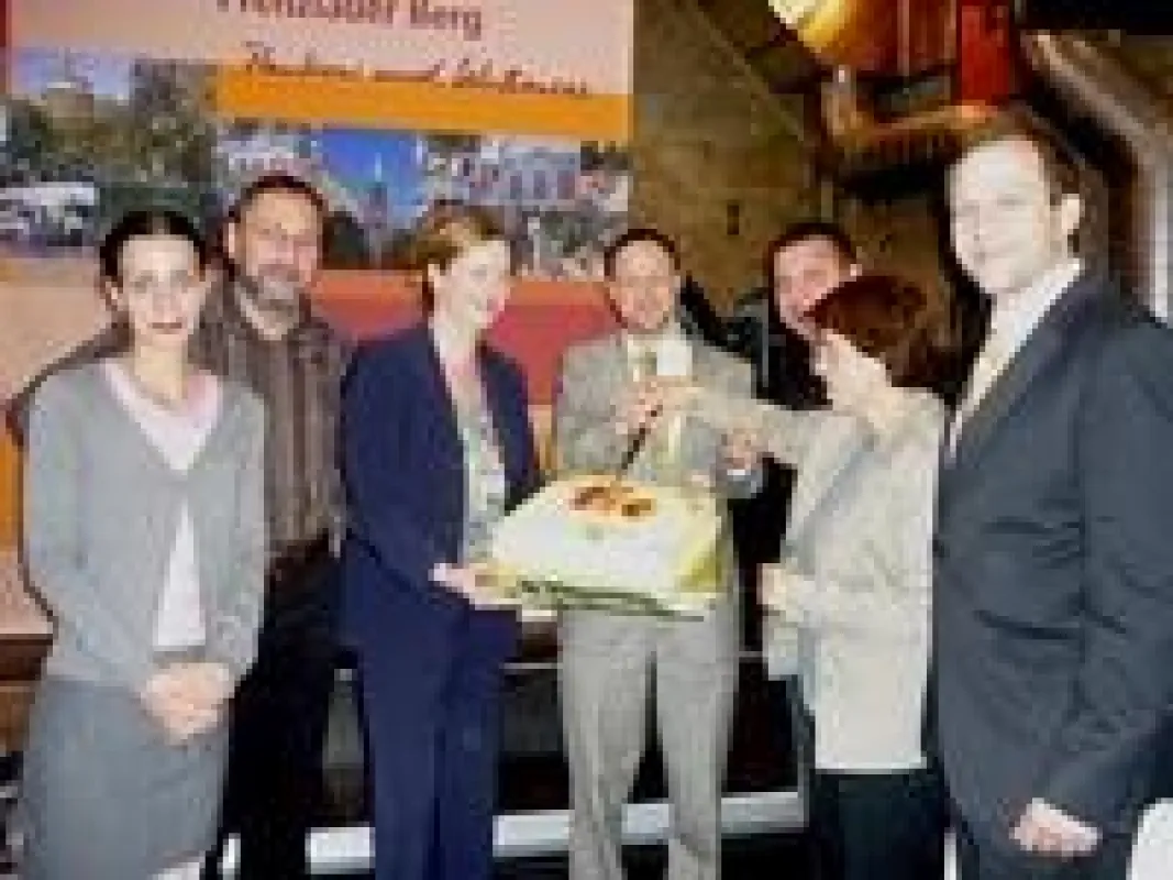 v.l.n.r.: Judith Rannenberg (Consense GmbH), Axel Hansen, Leiter der Wirtschaftsförderung im BA Pankow, Stefanie Gronau (tic Kultur- und Tourismusmarketing Berlin-Pankow), Sascha Hilliger (Berlin PRO 