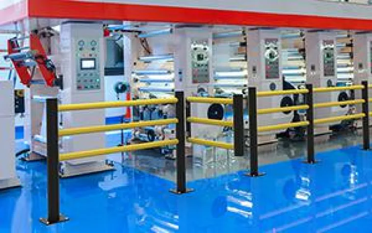 Bild: Sicherheitsgeländer d-flexx DELTA mit Schwingtür JULIET