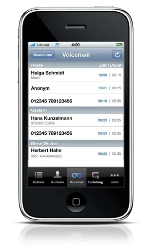 Bild: Weltpremiere auf der CeBIT: Neue App integriert iPhone und STARFACE