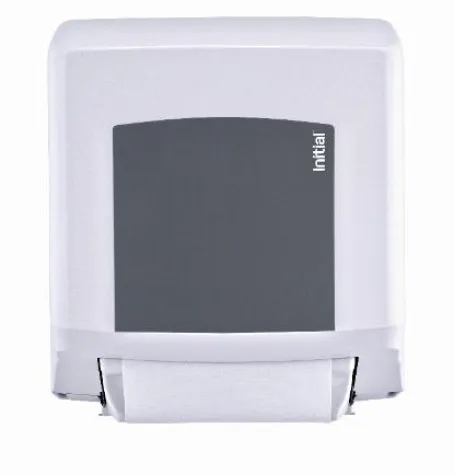 Bild: Initial erweitert sein Angebot um einen Stoffrollen-Handtuchspender mit Automatik-Einzug