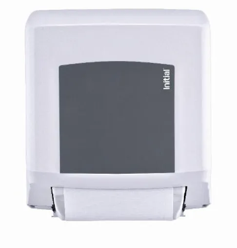 Initial erweitert sein Angebot um einen Stoffrollen-Handtuchspender mit Automatik-Einzug Bild: Initial erweitert sein Angebot um einen Stoffrollen-Handtuchspender mit Automatik-Einzug