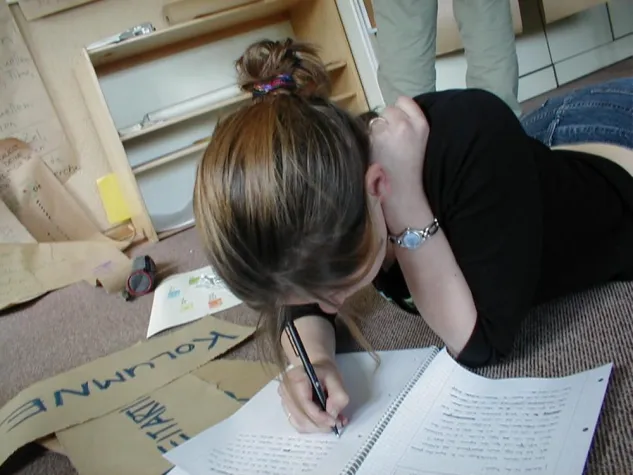 Bild: Zum Schulanfang: Zeitung machen