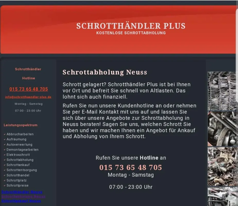Schrottabholung Neuss