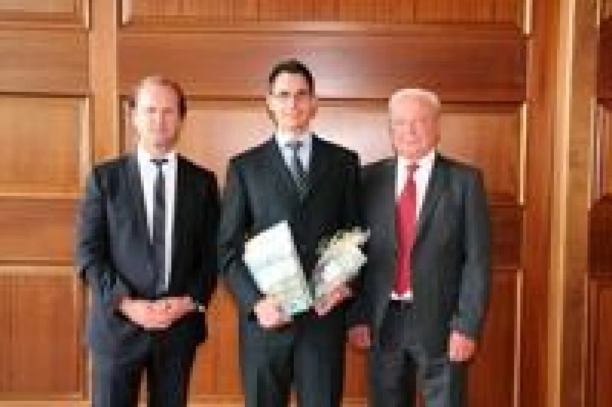 v.l. A. Eckert Frhr. v. Waldenfels, Gerhard Leonhard Steininger und Willy Ebneth