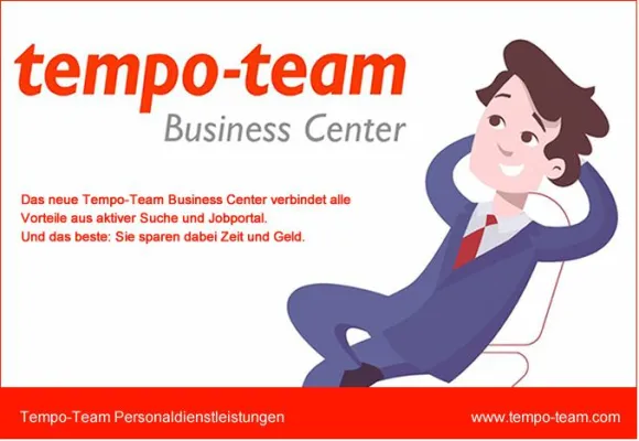 Tempo-Team Business Center vereint Vorteile aus Jobbörse und aktiver Personalsuche Bild: Tempo-Team Business Center vereint Vorteile aus Jobbörse und aktiver Personalsuche