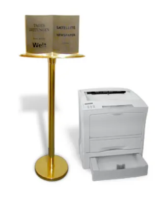 Zeitungsdruck im Hotel – tagaktuelle Zeitungen aus aller Welt direkt an der Hotelrezeption ausdrucken Bild: Zeitungsdruck im Hotel – tagaktuelle Zeitungen aus aller Welt direkt an der Hotelrezeption ausdrucken