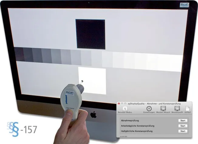 Bild: ayDisplayQuality Software für die neue DIN 6868-157