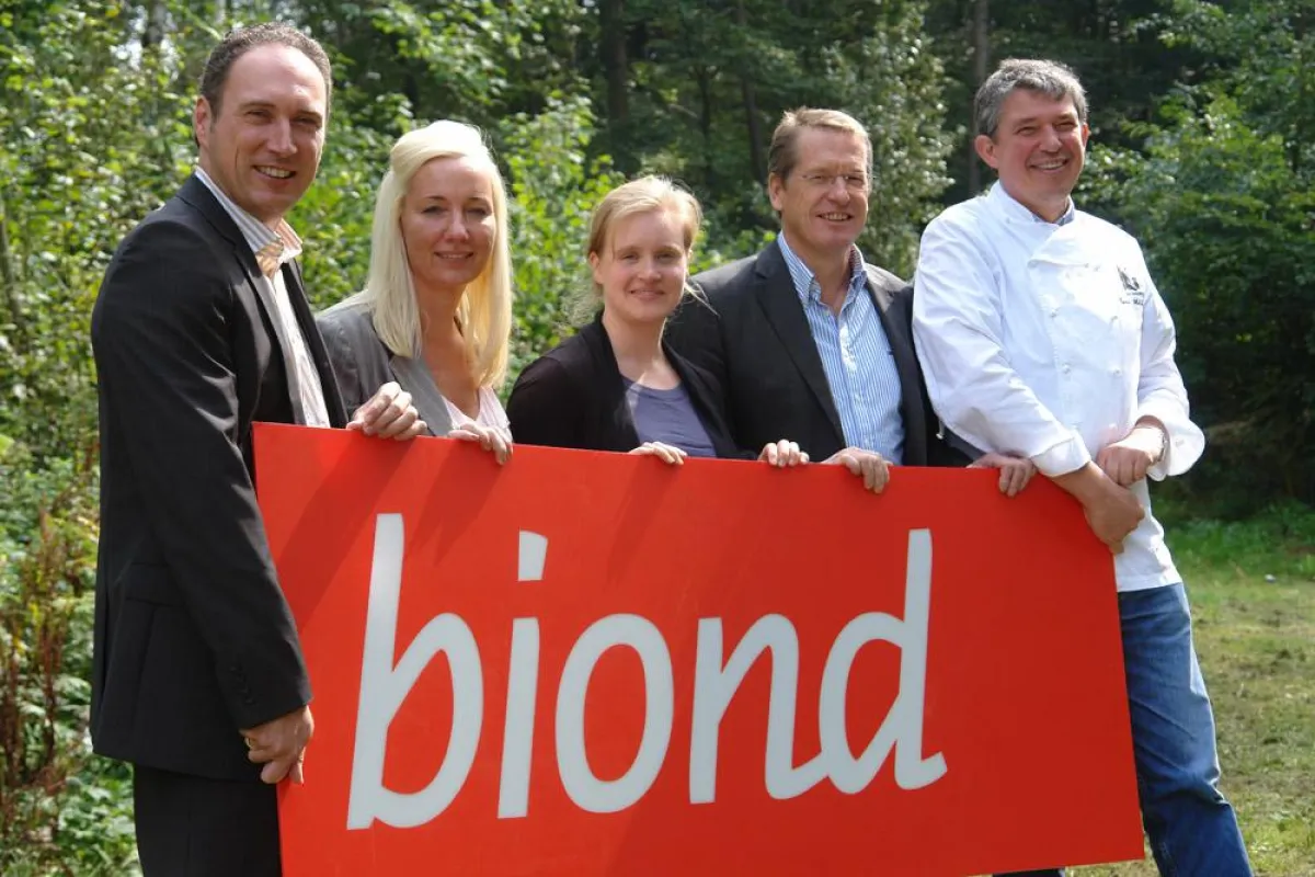 Stehen für den Neuanfang bei biond: Uwe Kleinkauf, Rechtsanwältin Sandra Mitter, Jana Heise, Dr. Harald Hoppe, Rainer Holzhauer