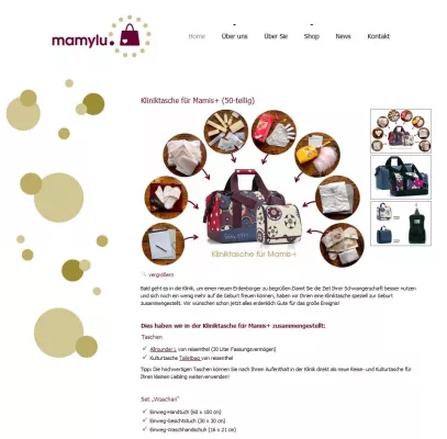 Bild: Als Notfall in die Klinik: Vorgepackte Kliniktaschen von mamylu entlasten im Ernstfall