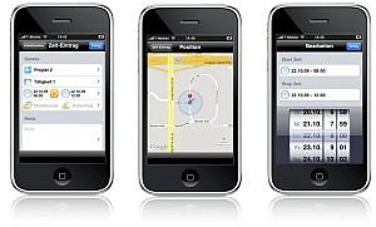 Bild: Mobile Profi-Zeiterfassung für Berater mit automatischer Ortserkennung - TimesheetPro