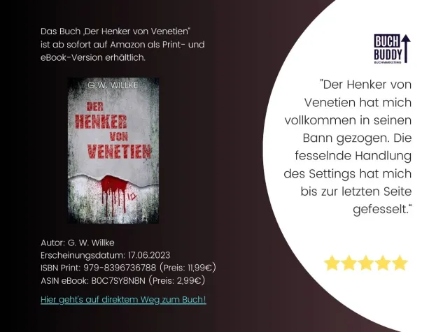 Bild: Buch-Neuerscheinung: Der Henker von Venetien
