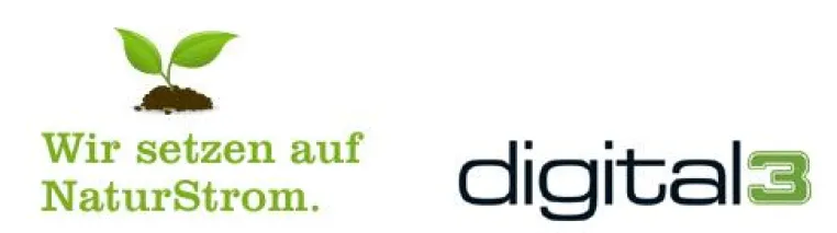 digital3 setzt auf ökologische Energieerzeugung Bild: digital3 setzt auf ökologische Energieerzeugung