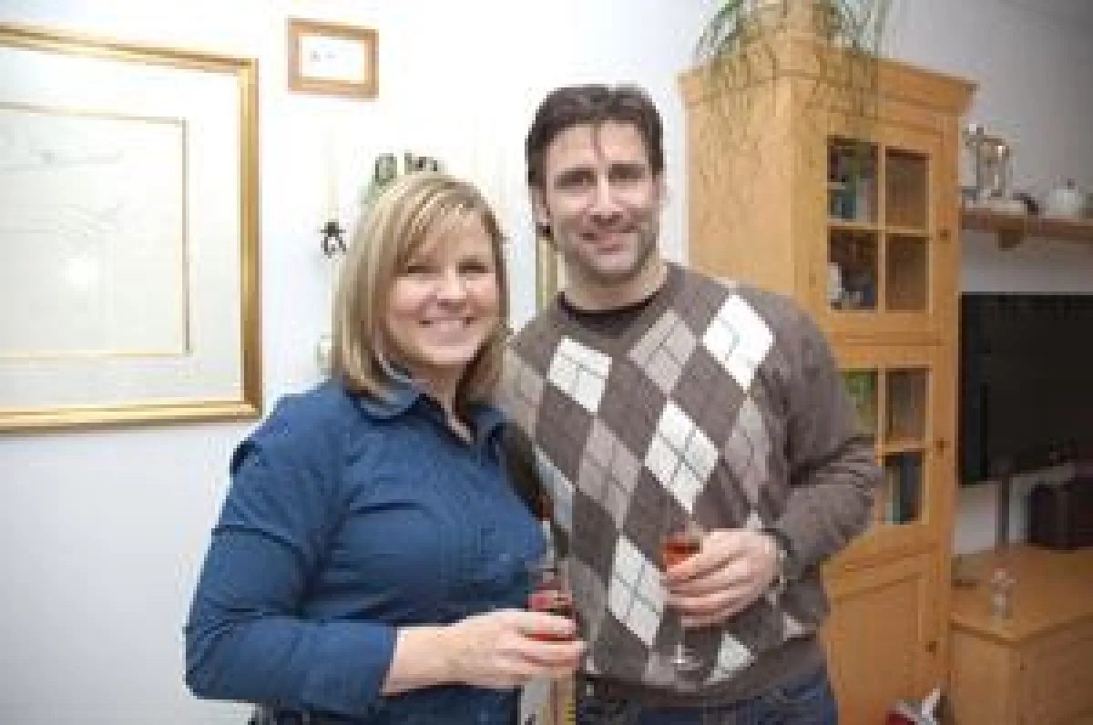 Stargäste beim ersten Promidinner in Ingolstadt: Glen Goodall mit Gattin Jennifer