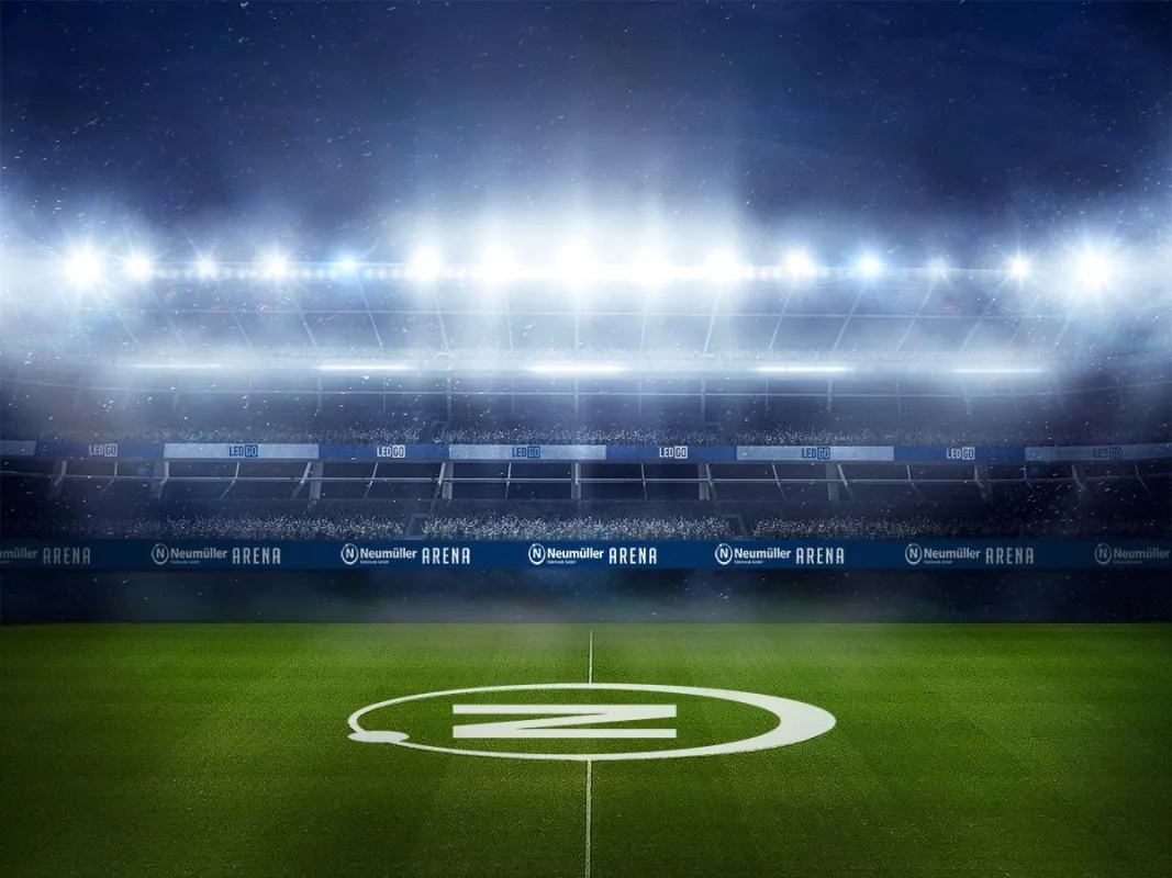 Perfekte Stadionbeleuchtung mit den neuen LED-Optiken von LEDiL