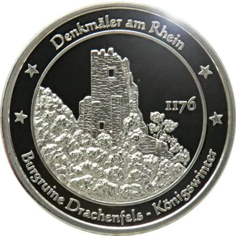 Der Drachenfels, das Wahrzeichen des Siebengebirges