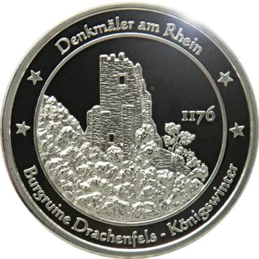 Der Drachenfels, das Wahrzeichen des Siebengebirges