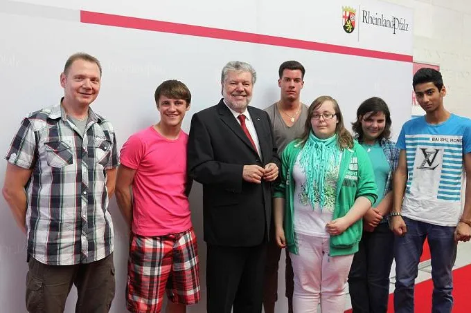 Bild: Binger Berufsstarter treffen Landesvater