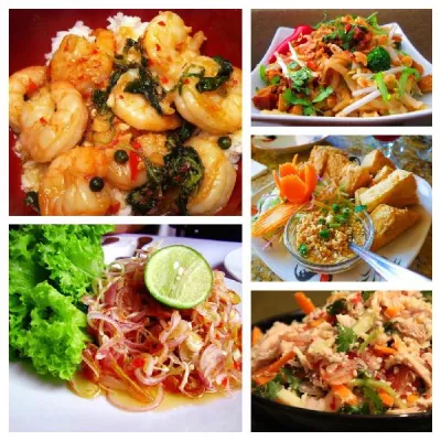 Bild: Thailändische Snacks