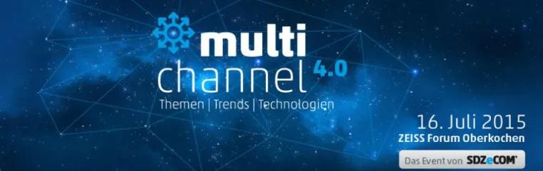 12. SDZeCOM Infotag unter dem Motto 'Multichannel 4.0' im ZEISS Forum Bild: 12. SDZeCOM Infotag unter dem Motto 'Multichannel 4.0' im ZEISS Forum
