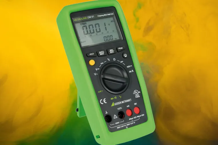 Gossen Metrawatt METRALINE DM41, DM61/DM62: Handheld-Digital-Multimeter für breitbandige Effektivwertmessungen Bild: Gossen Metrawatt METRALINE DM41, DM61/DM62: Handheld-Digital-Multimeter für breitbandige Effektivwertmessungen