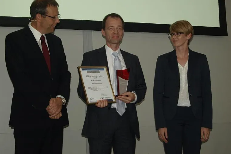 Bild: TimeLine - Gewinner des ERP-Innovationspreises 2015