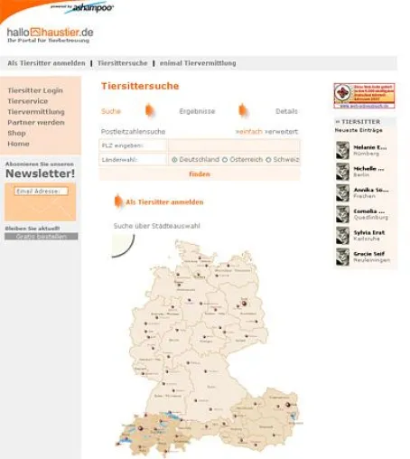 HalloHaustier.de findet Tiersitter - Hund, Katze, Maus immer in guten Händen Bild: HalloHaustier.de findet Tiersitter - Hund, Katze, Maus immer in guten Händen