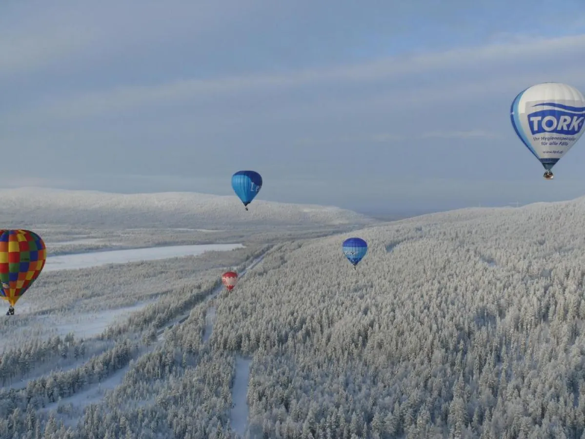 Arktisches Ballooning in Lappland
