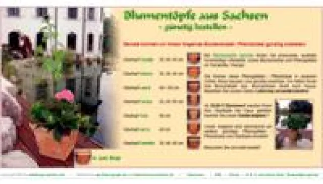 Bild: Zu Weihnachten Online-Shop im neuen Outfit bei Blumentoepfe-guenstig.de