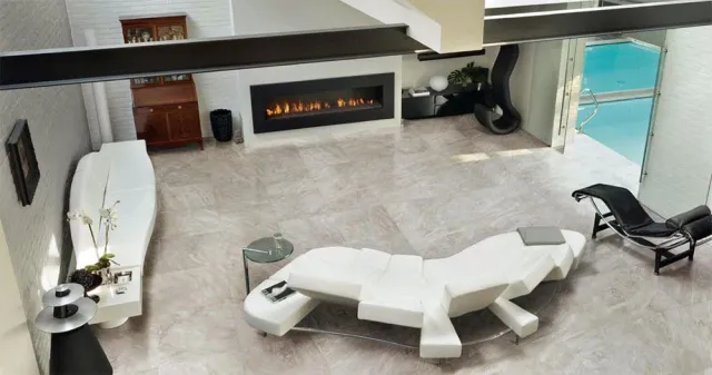 Bild: CERSAIE 2011 - Oberflächen wie Holz oder Naturstein - Fliesentrends der Bologna-Messe