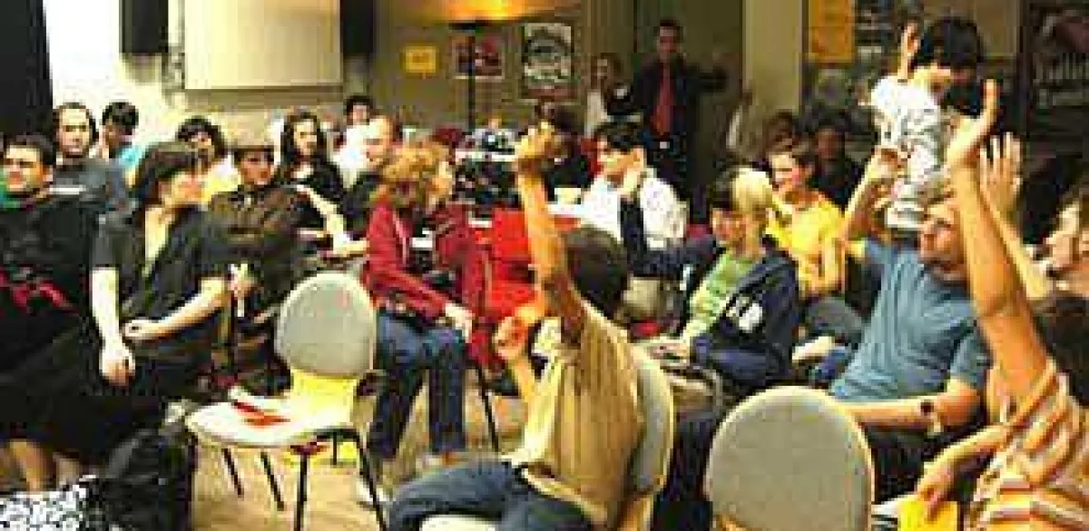 Programmjury beim Sichten