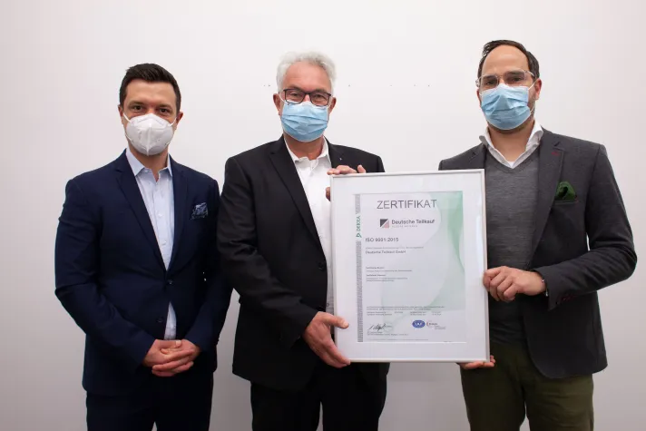 Deutsche Teilkauf als einziger Teilverkaufsanbieter mit DEKRA-Gütesiegel ausgezeichnet Bild: Deutsche Teilkauf als einziger Teilverkaufsanbieter mit DEKRA-Gütesiegel ausgezeichnet