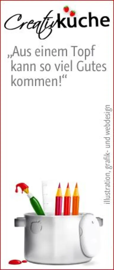 Die Creativküche bietet Design-Pakete aus Illustration, Grafik- und Webdesign.