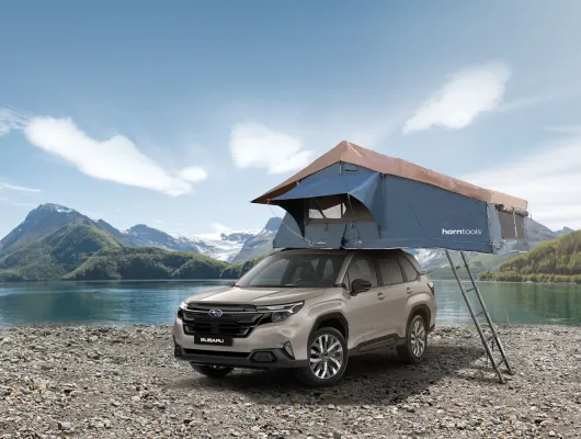 Bild: horntools und Subaru gemeinsam auf der Abenteuer & Allrad 2025
