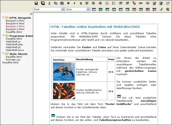 Bild: WebEditor 2005: Pflegen Sie Ihre Homepage selbst - von jedem Ort der Welt aus