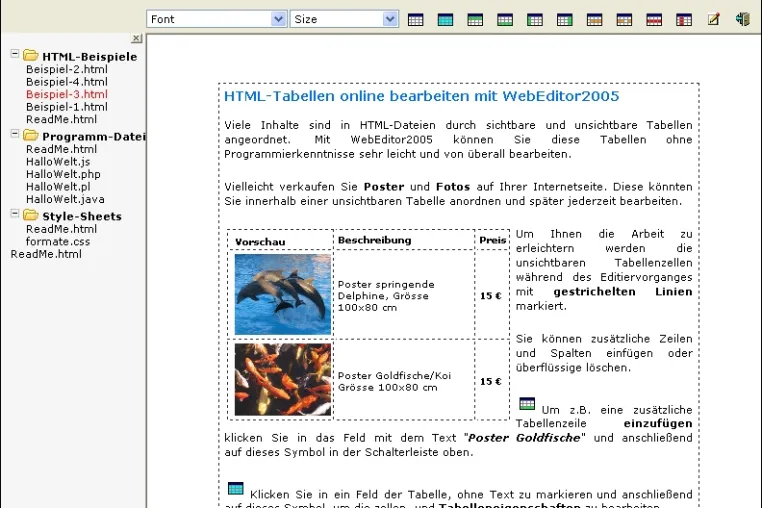 WebEditor 2005: Pflegen Sie Ihre Homepage selbst - von jedem Ort der Welt aus Bild: WebEditor 2005: Pflegen Sie Ihre Homepage selbst - von jedem Ort der Welt aus
