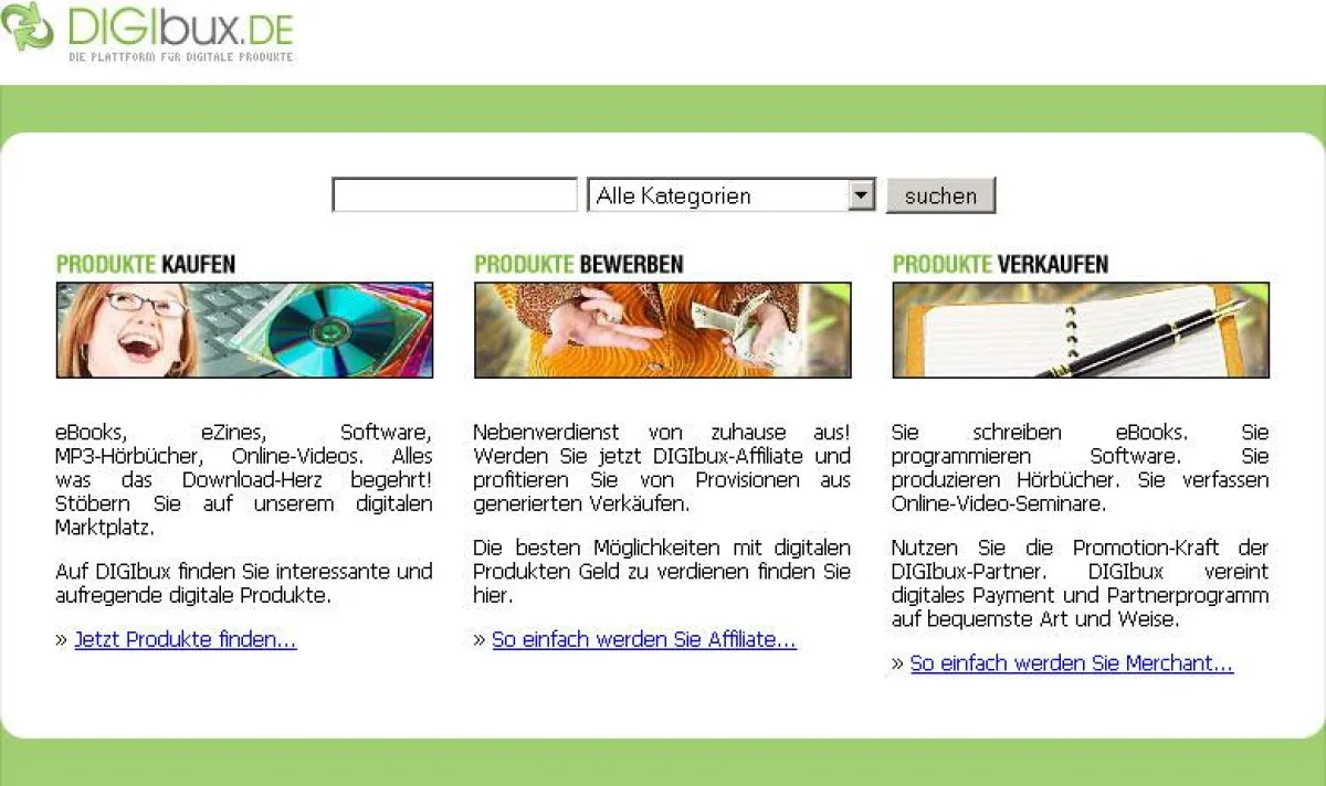 Das neue Partnerprogramm-Netzwerk DIGIbux.de