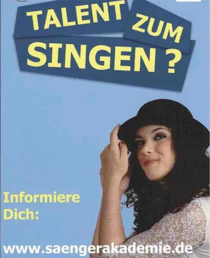 Bild: SängerAkademie Hamburg bietet Studienplätze für Kurzentschlossene