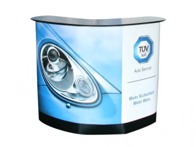 Bild: Das Raumwunder unter den Theken - das Expand Podium Case