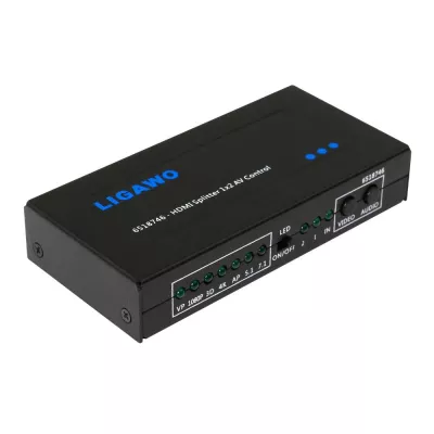 Bild: Neuer HDMI-Splitter 6518746 von Ligawo mit EDID-Steuerung für eine einzigartige Heimkino-Atmosphäre