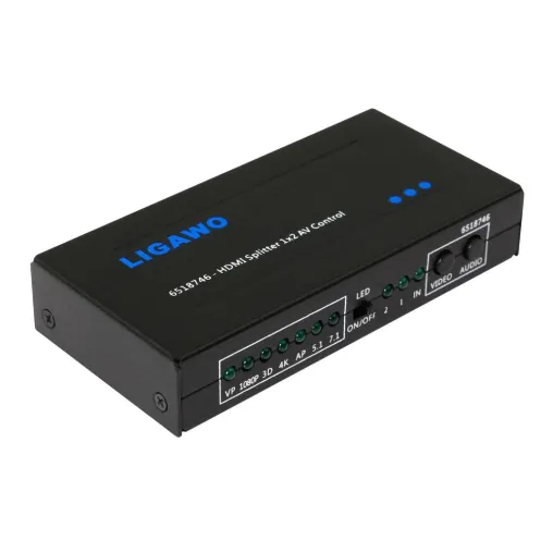 Bild: Neuer HDMI-Splitter 6518746 von Ligawo mit EDID-Steuerung für eine einzigartige Heimkino-Atmosphäre