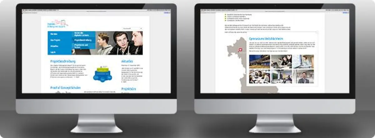 Website Digitales Bildungsnetz Bayern