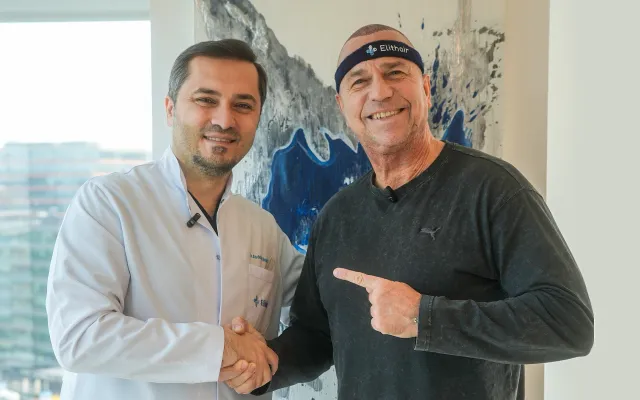 Boxenstopp für die Haare: Kult-Moderator Kai Ebel vertraut bei Haartransplantation auf Elithair Bild: Boxenstopp für die Haare: Kult-Moderator Kai Ebel vertraut bei Haartransplantation auf Elithair