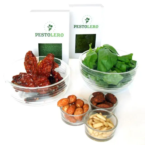 Bild: Schluss mit Dosenfutter und Mikrowelleneinerlei – Pestolero mischt individuelles Pesto nach Kundenwünschen