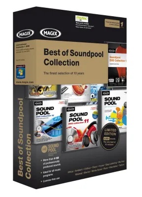 Bild: Die besten Sounds der letzten 10 Jahre für Musikprogramme: MAGIX Best of Soundpool Collection