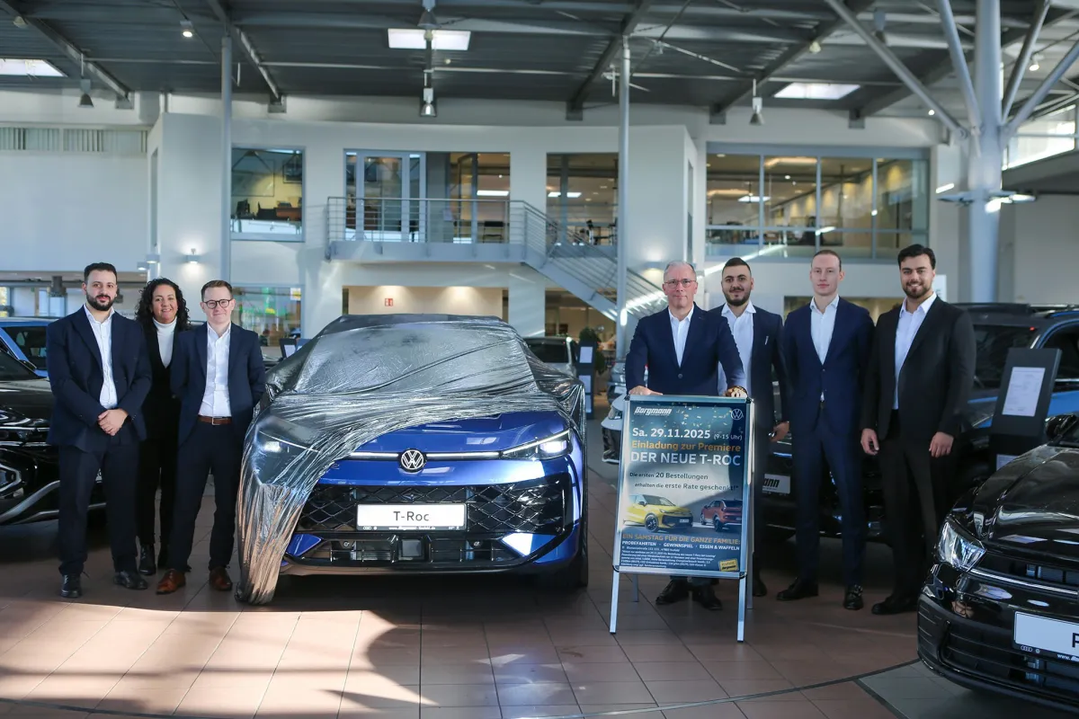 Das Verkaufsteam von Volkswagen Borgmann (© Borgmann Automobilhändler GmbH)