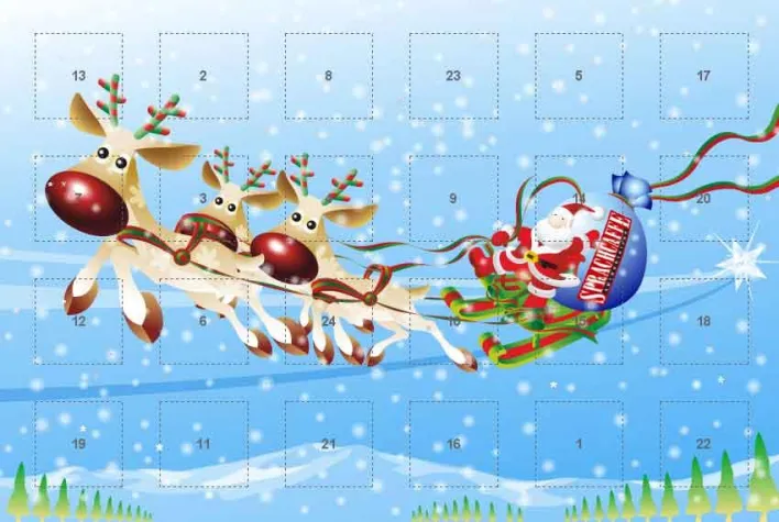 Bild: Der Sprachcaffe Adventskalender 2010 ist da