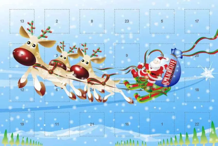 Bild: Der Sprachcaffe Adventskalender 2010 ist da